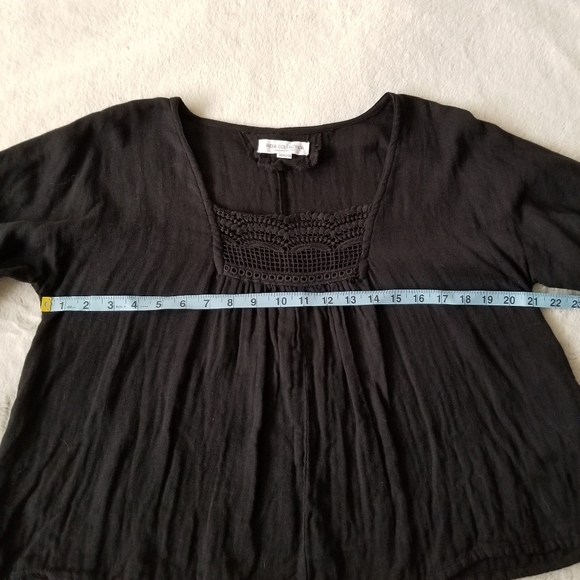 EMERSON FRY India Collection Rosemary Top Size XS/S - Black Organic - Picture 11 of 12